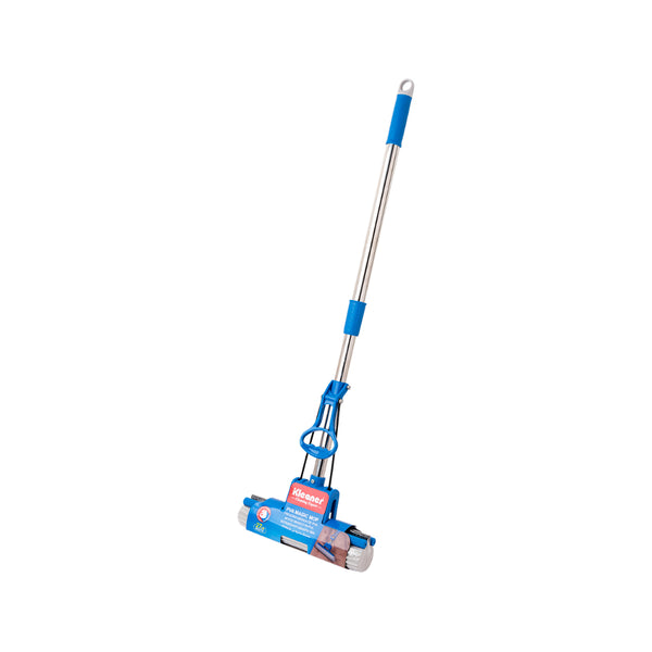 Kleaner PVA Magic Mop with Wringing Action | Dual Roller Head, Adjustable Handle