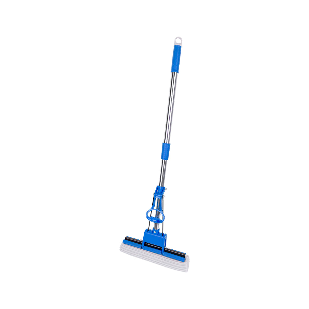 Kleaner PVA Magic Mop with Wringing Action | Dual Roller Head, Adjustable Handle