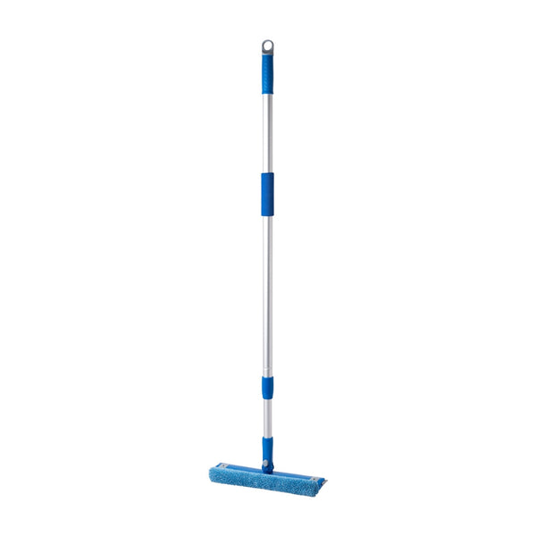 Kleaner Long-Handle Window Cleaner | 12in, Pivoting Head, Comfort Grip
