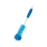 Kleaner Bottle Brush Dual-Action | Foam Tip, Long Reach, Fits Narrow Openings