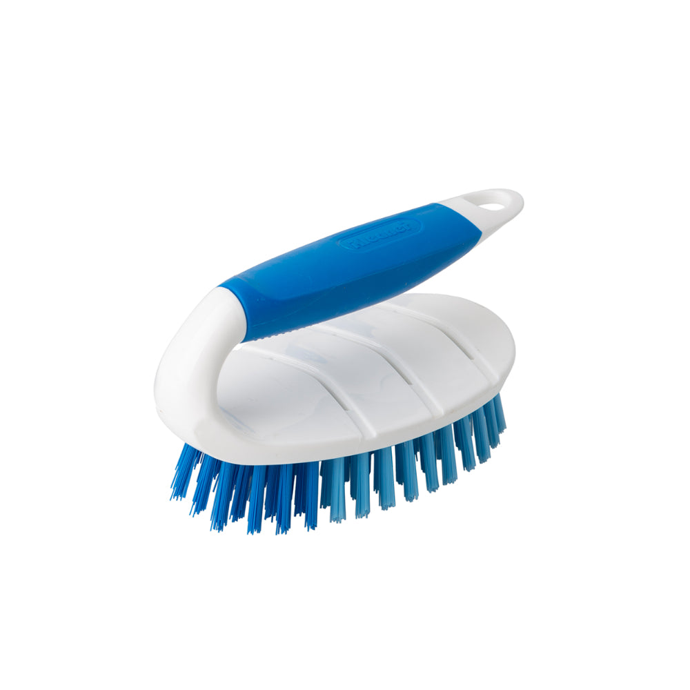 Kleaner Grout Scrub Brush with Handle | Dense Bristles, Non-Slip Grip