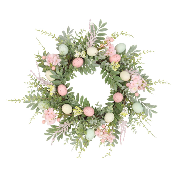 Pastel Floral Wreath Door Decoration | Pastel Colours, Floral Design