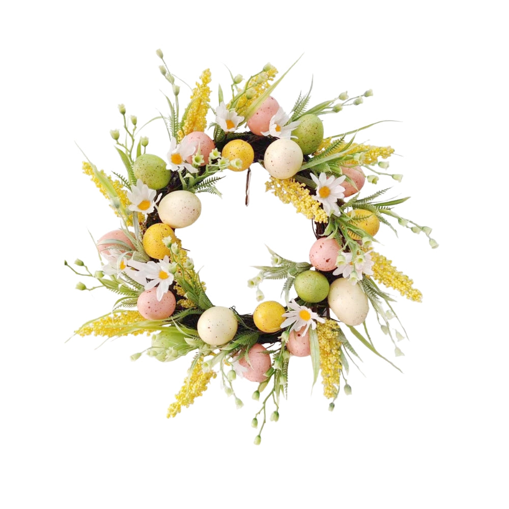 Bright Easter Spring Door Wreath | Colourful Seasonal Design