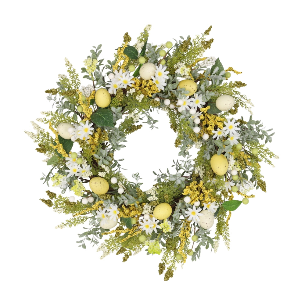 Lemon Floral Wreath Door Wreath | Lemon-Themed Floral Design