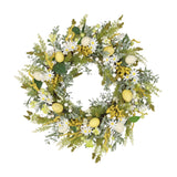 Lemon Floral Wreath Door Wreath | Lemon-Themed Floral Design