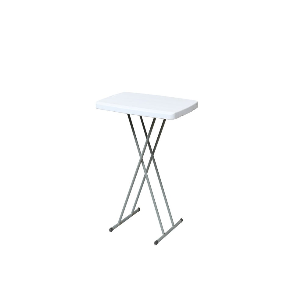 Lifestyle Living Asing Folding Table - White - 75 x 50 cm