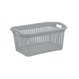Grey Rattan-Style Laundry Basket | 40L