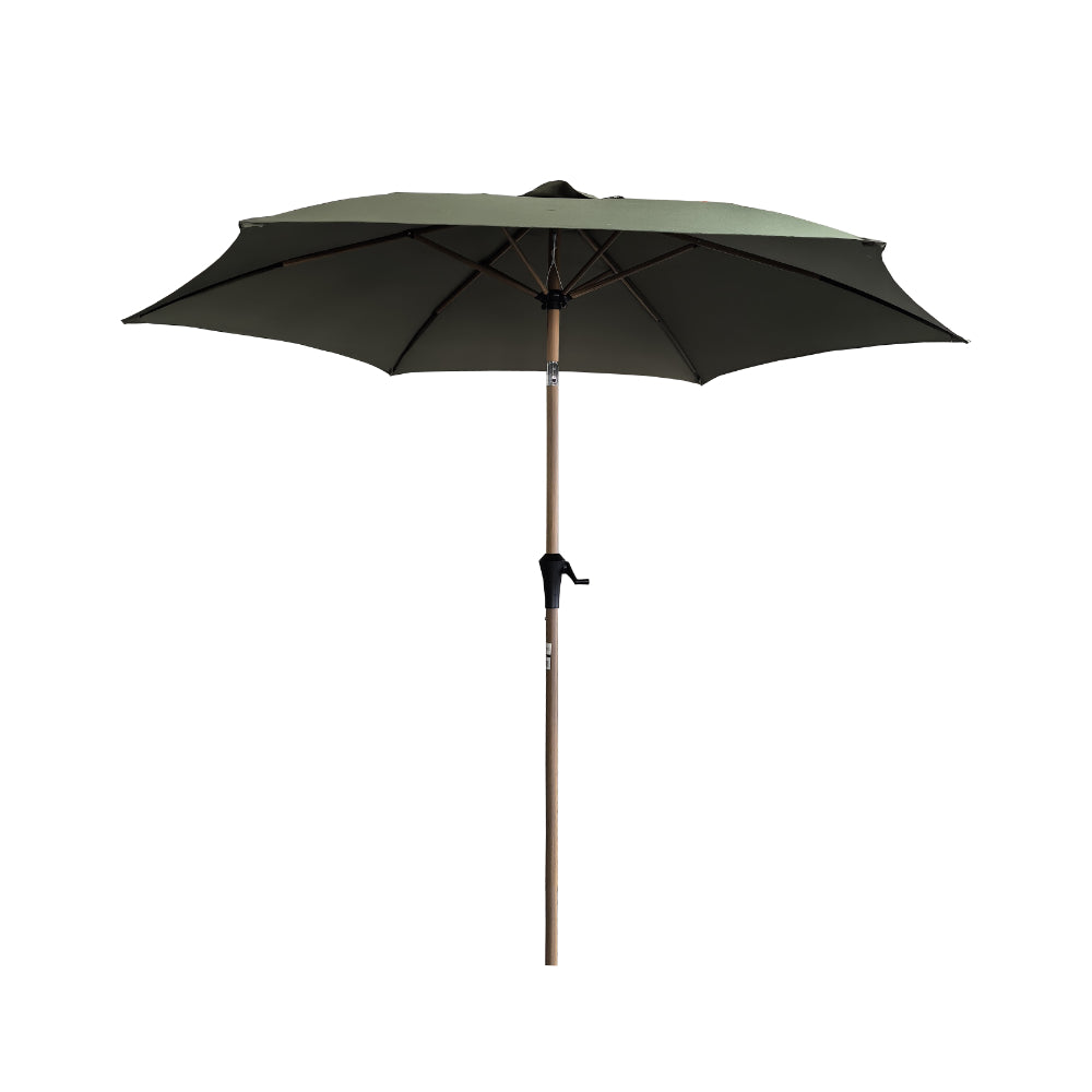 Lifestyle Living Octagon Garden Parasol - Hedge Green - 2.7m