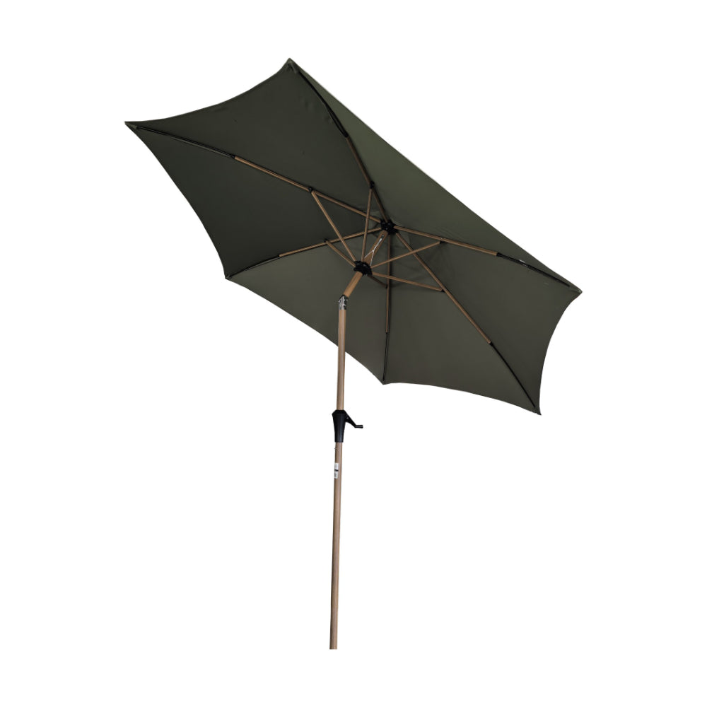 Lifestyle Living Octagon Garden Parasol - Hedge Green - 2.7m