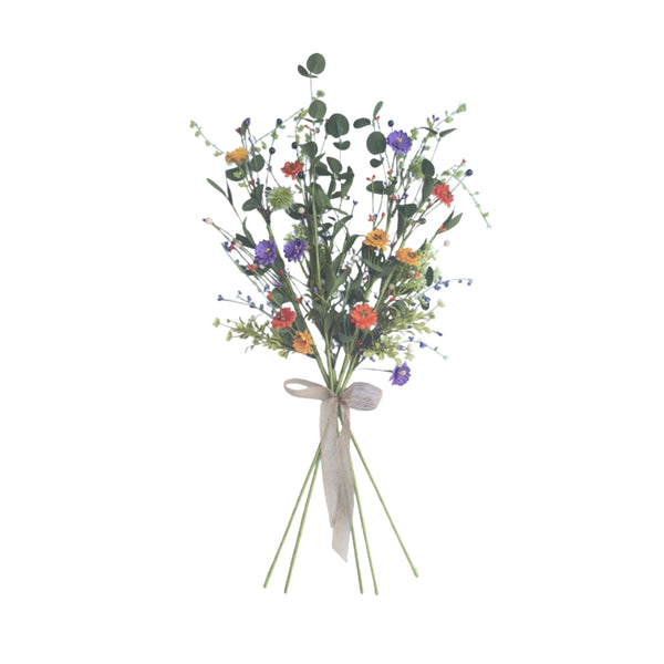 Realistic Wild Flower Bouquet Artificial Flower Bunch | Assorted Colours