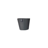 Sero Slate Grey Tapered Plant Pot | 17.5cm, Textured Charcoal Finish
