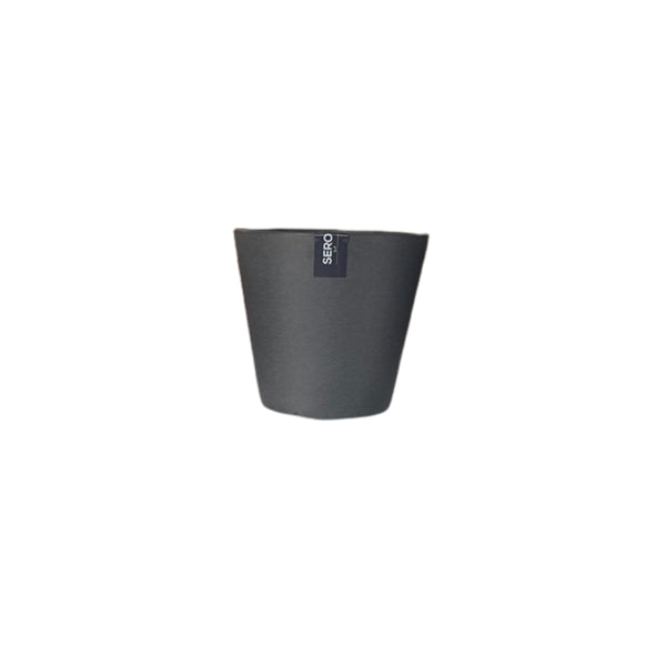 Sero Slate Grey Tapered Plant Pot | 20cm, Compact Minimalist Design