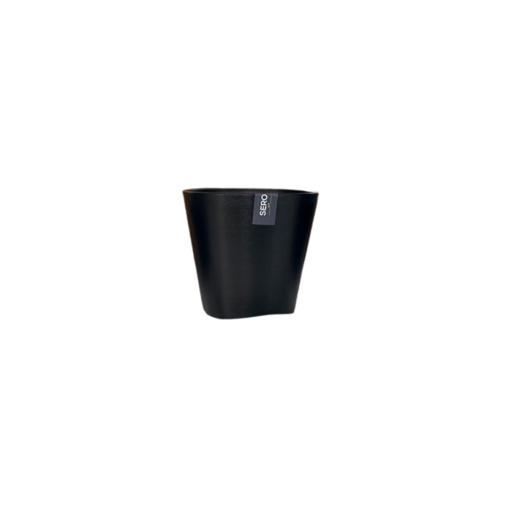 Sero Charcoal Tapered Plant Pot | 20cm, Contemporary Indoor Planter
