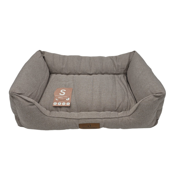 Zipped Couch Pet Bed | 75 x 55 x 20cm, Easy Clean, Water-Resistant Base