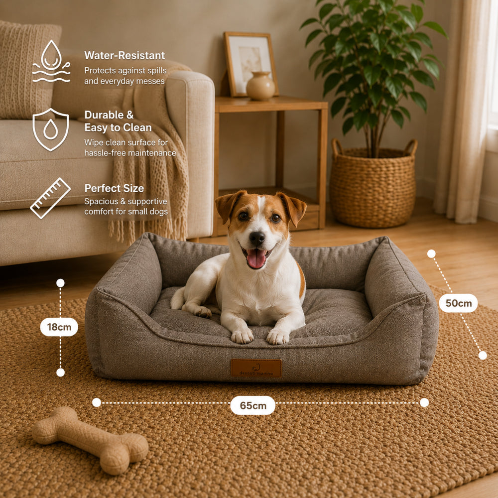 Cosy Pet Bolstered Sofa Bed - Small - 65 x 50 x 18cm