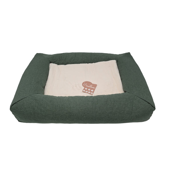 Zipped Bali Medium Bolster Pet Bed | 100 x 70 x 18cm