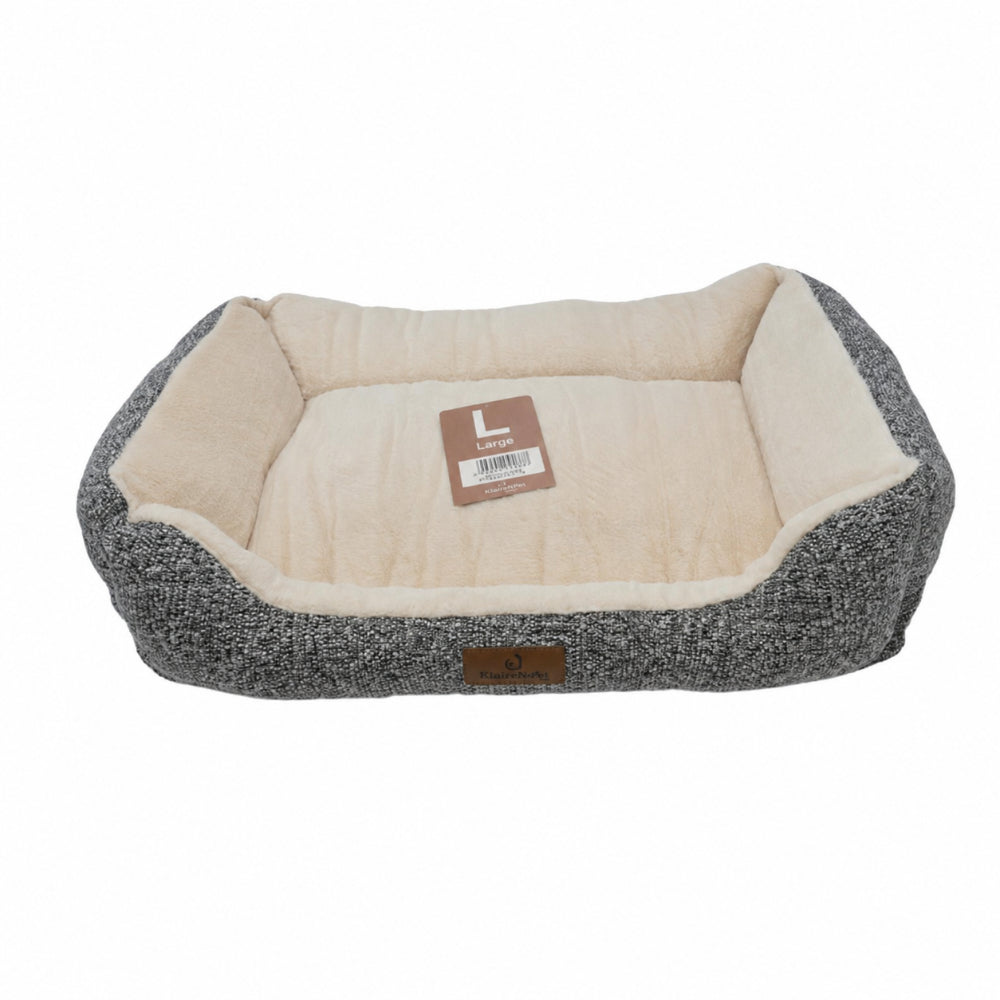 Cosy Pet Fluffy Bolster Couch Pet Bed - 100 x 75 x 26cm
