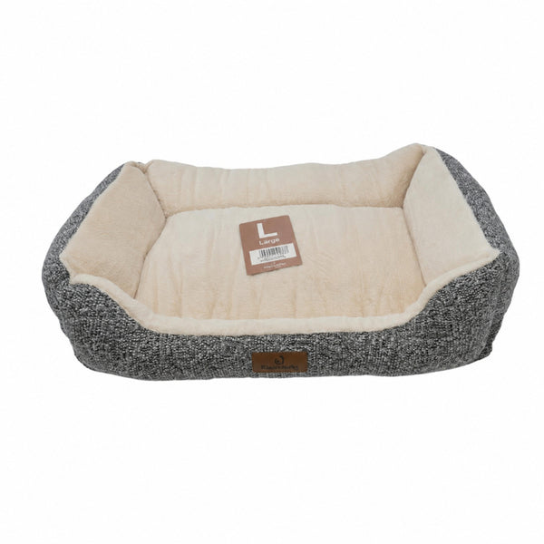 Cosy Pet Fluffy Bolster Couch Pet Bed - 100 x 75 x 26cm