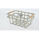 Metal Basket with Bamboo Handle - 25cm