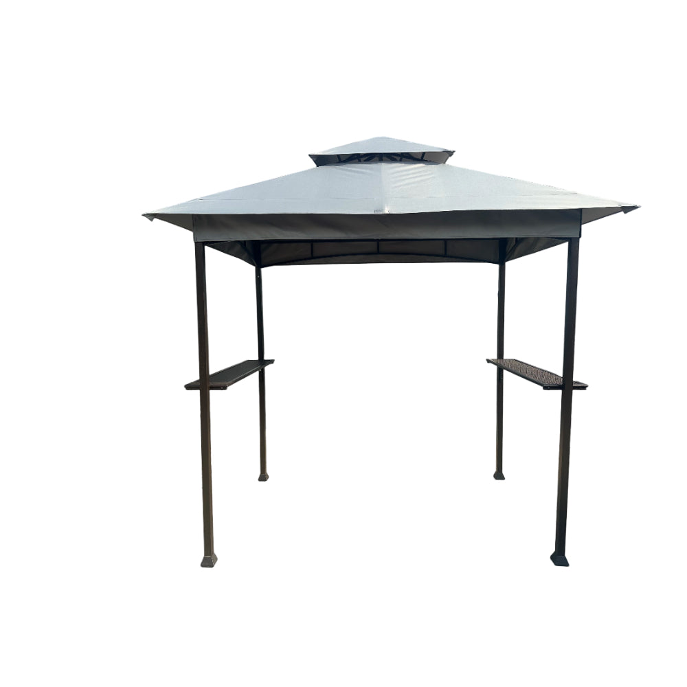 Lifestyle Living Ember BBQ Gazebo Shelter with Side Shelves | 2.4 x 1.5 x 2.55m