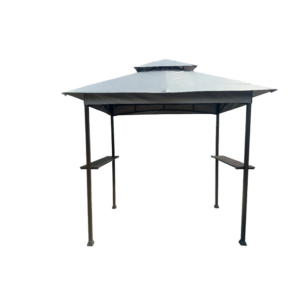Lifestyle Living Ember BBQ Gazebo Shelter with Side Shelves | 2.4 x 1.5 x 2.55m