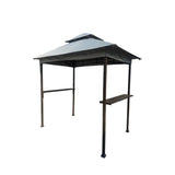 Lifestyle Living Ember BBQ Gazebo Shelter with Side Shelves | 2.4 x 1.5 x 2.55m