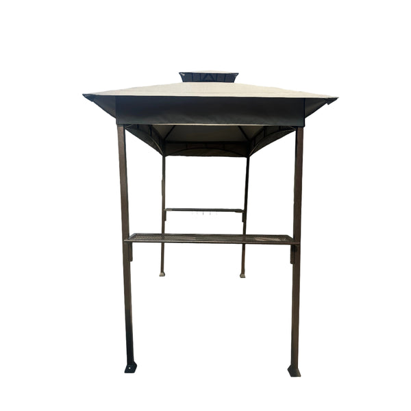 Lifestyle Living Ember BBQ Gazebo Shelter with Side Shelves | 2.4 x 1.5 x 2.55m