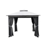 Lifestyle Living Phoenix Steel Gazebo with Side Curtains | 3 x 3m