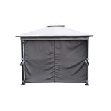 Lifestyle Living Phoenix Steel Gazebo with Side Curtains | 3 x 3m