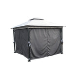 Lifestyle Living Phoenix Steel Gazebo with Side Curtains | 3 x 3m