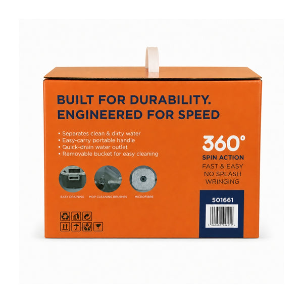 Revoloop Smart Octagon Spin Mop | Floor Cleaning Mop System