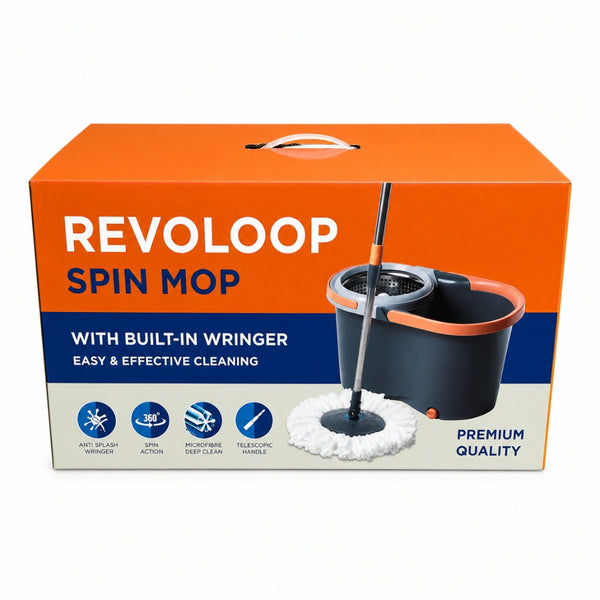 Revoloop Spin Mop and Bucket Floor Cleaning System