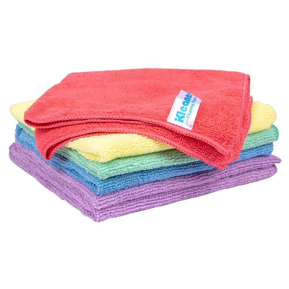 Kleaner Multi-Purpose Microfiber Cleaning Cloths | Pack of 6, 38 x 40cm
