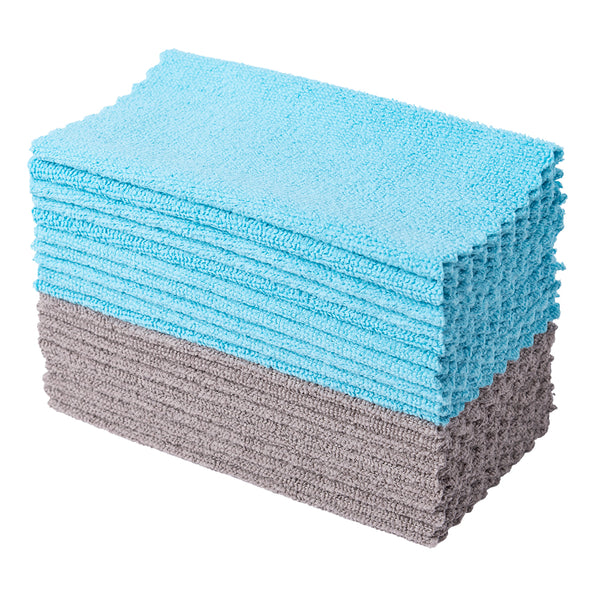 Kleaner Microfibre Cleaning Cloths | Pack of 20, Lint-Free, Reusable