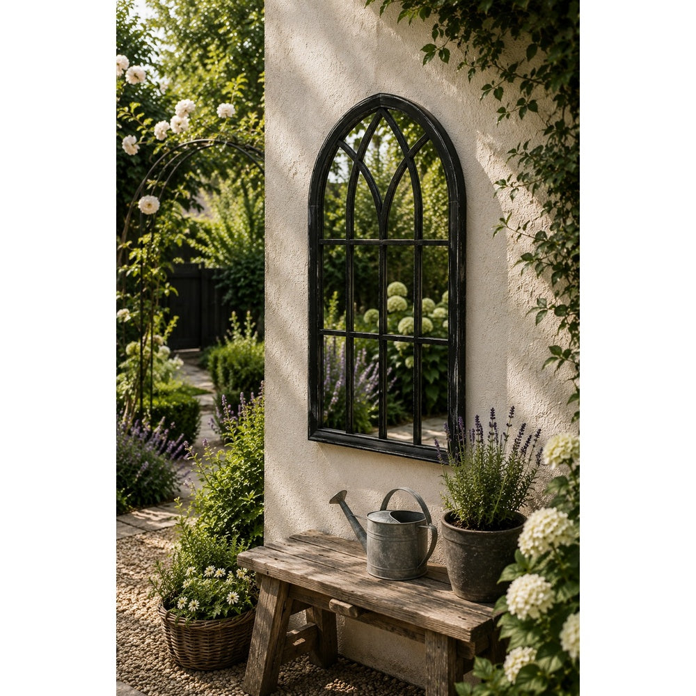 The Stylish Choice Gothic Arched Mirror Outdoor/Indoor - H60x90cm