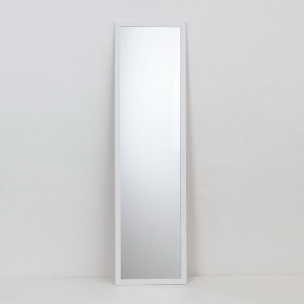 White Door Hanging Full-Length Rectangular Mirror | 30 x 120cm