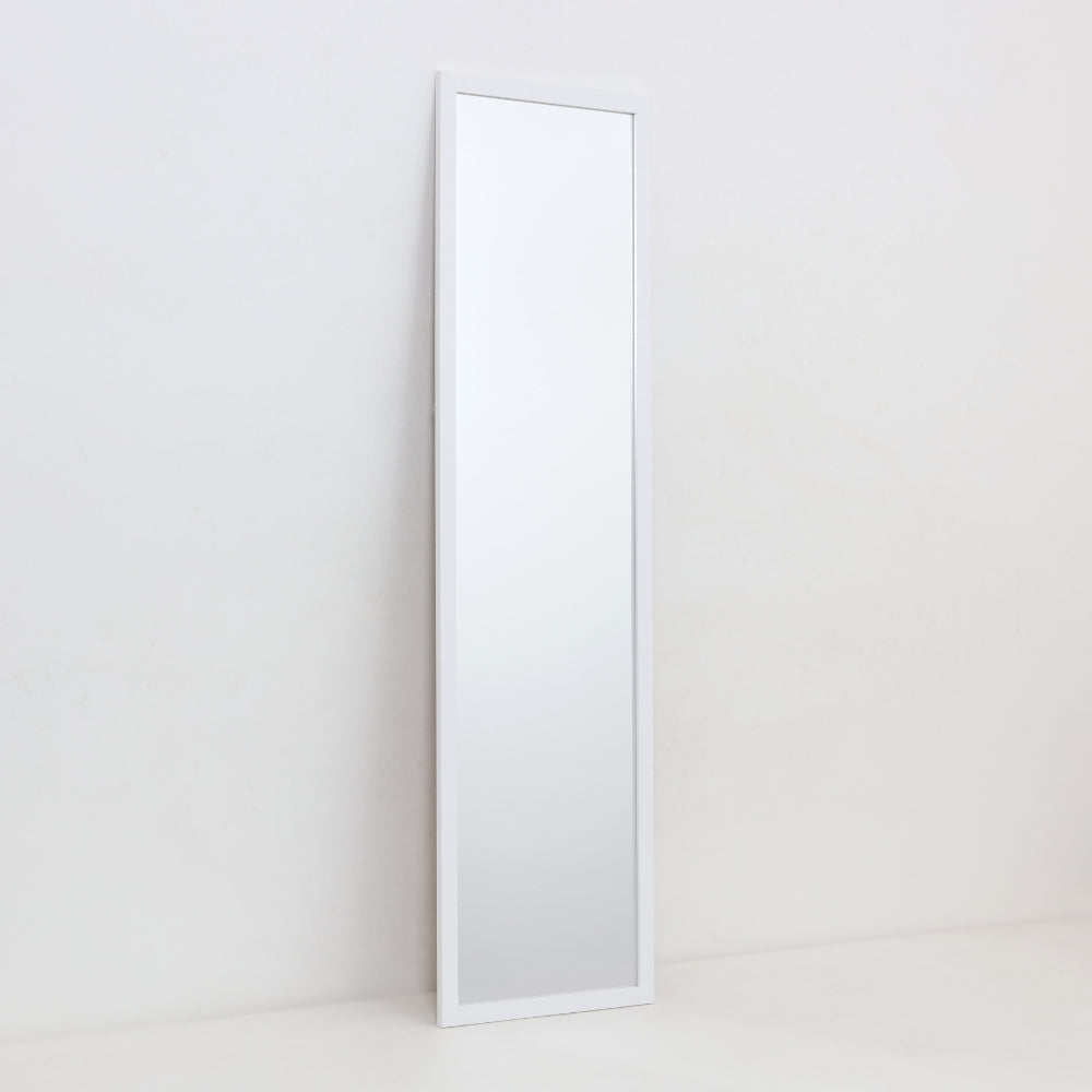 White Door Hanging Full-Length Rectangular Mirror | 30 x 120cm