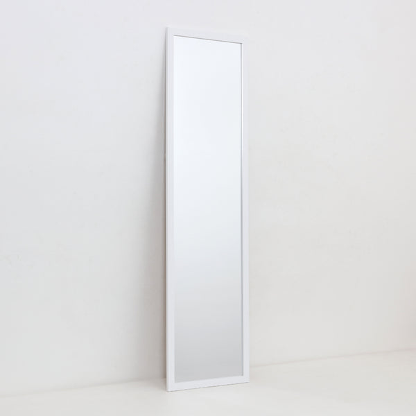 White Door Hanging Full-Length Rectangular Mirror | 30 x 120cm