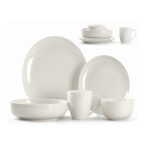 Glossy White Deep Pasta Bowl | 22cm, Stackable Dinnerware Design