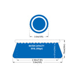 Blue Round Inflatable Prompt Set Swimming Pool | 366 x 76cm