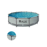 Grey Frame Plus Round Above-Ground Swimming Pool | 427 x 84cm