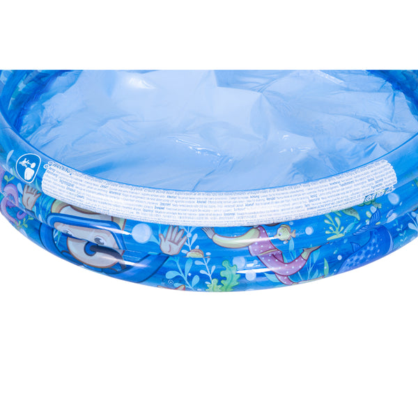 Ocean World 3-Ring Inflatable Paddling Pool | Blue Ocean Design