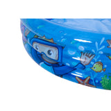 Ocean World 3-Ring Inflatable Paddling Pool | Blue Ocean Design