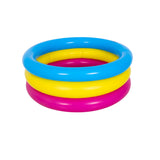 Sunrise Kiddy 3-Ring Inflatable Paddling Pool | Assorted Colours