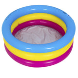 Sunrise Kiddy 3-Ring Inflatable Paddling Pool | Assorted Colours