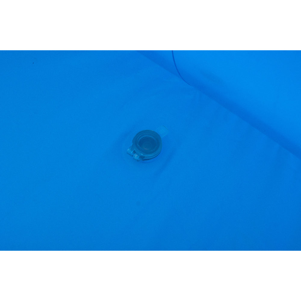 Blue Rectangular Inflatable Paddling Pool | 200 x 150cm, Dual Ring