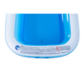 Blue Rectangular Inflatable Paddling Pool | 200 x 150cm, Dual Ring