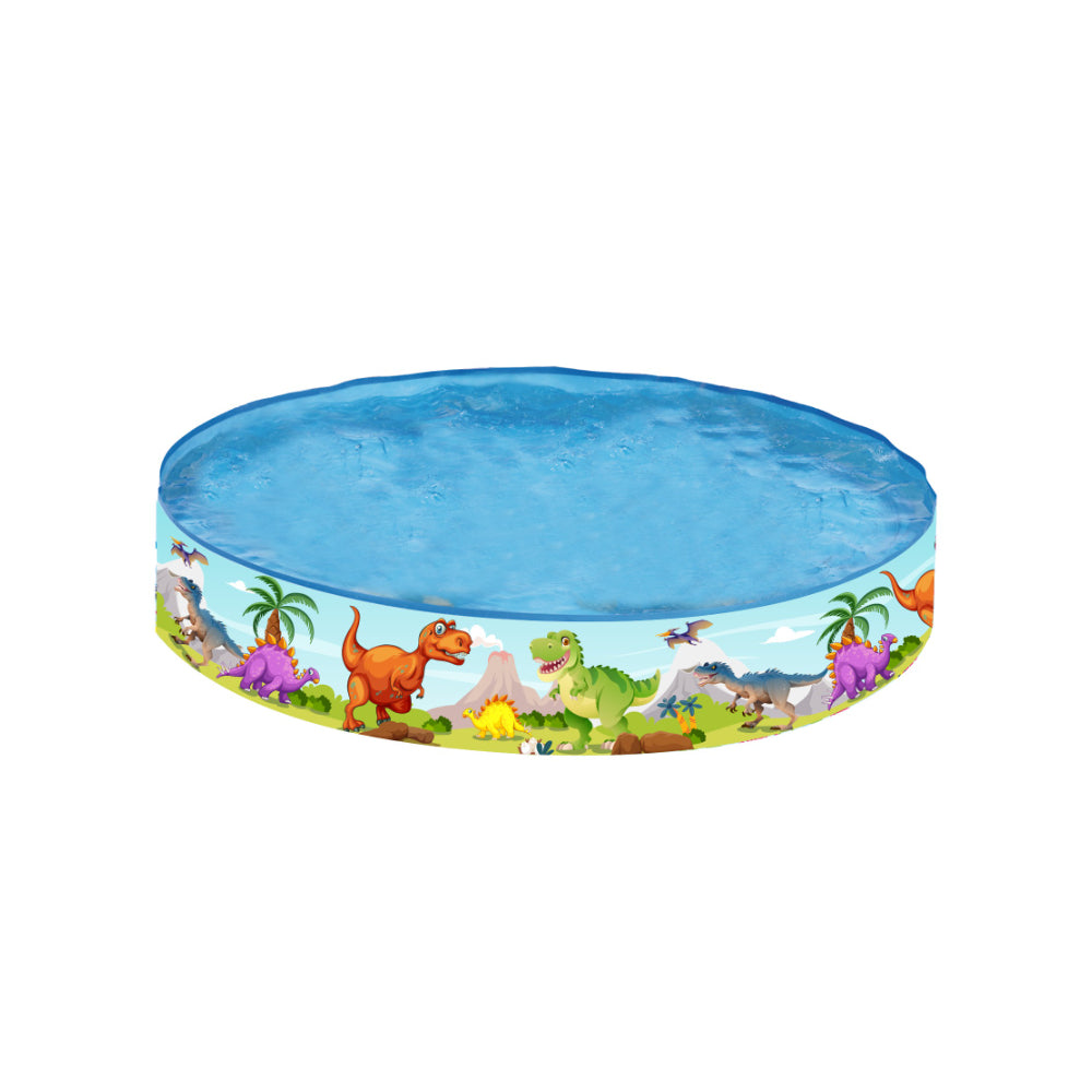 Dinosaur World Rigid Wall Paddling Pool | 180cm, Round Kids Design