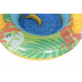 Monkey Tropical Baby Inflatable Pool | Palm Canopy, Jungle Design