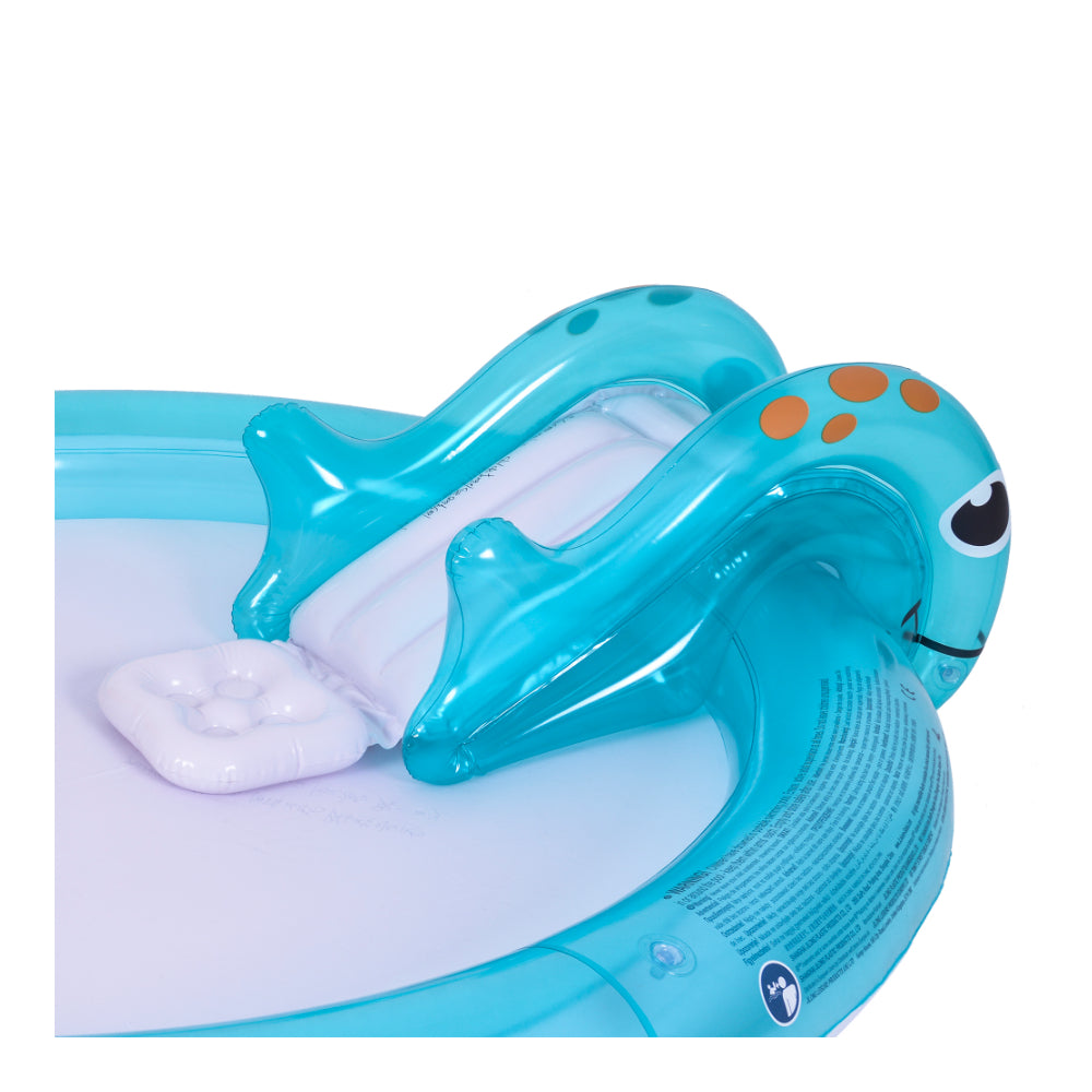 Inflatable Sea Animal Kids Outdoor Play Pool | 200cm, Aqua Blue